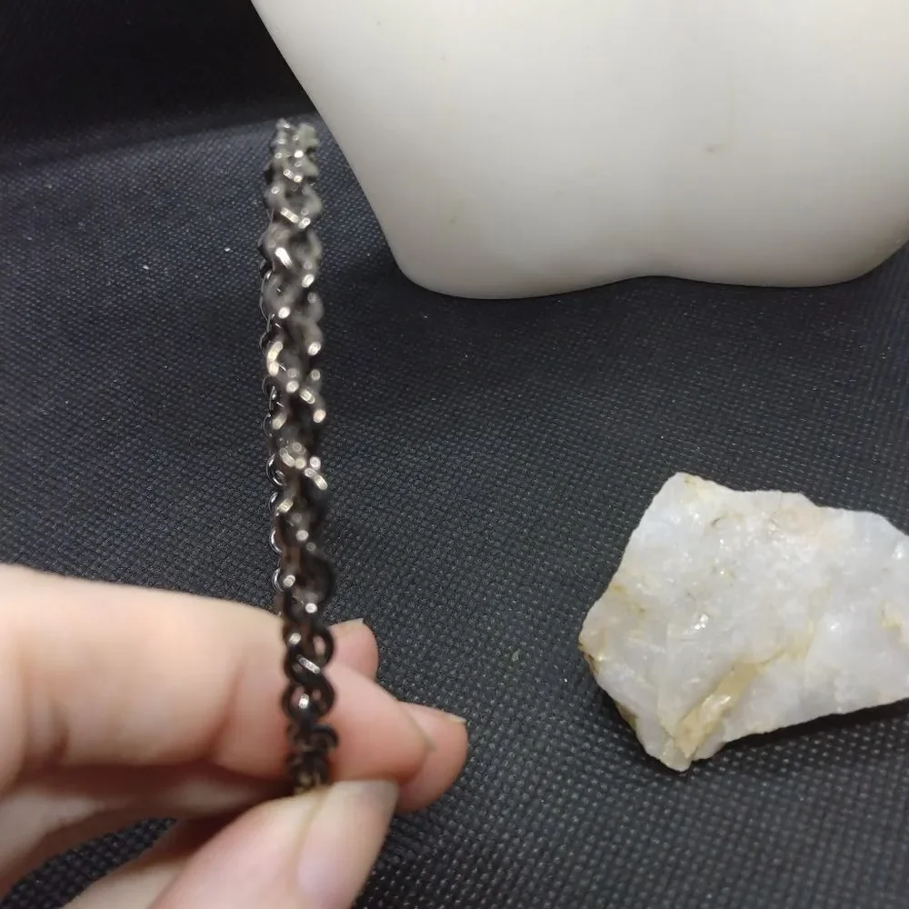Black barbed‎ wire bracelet